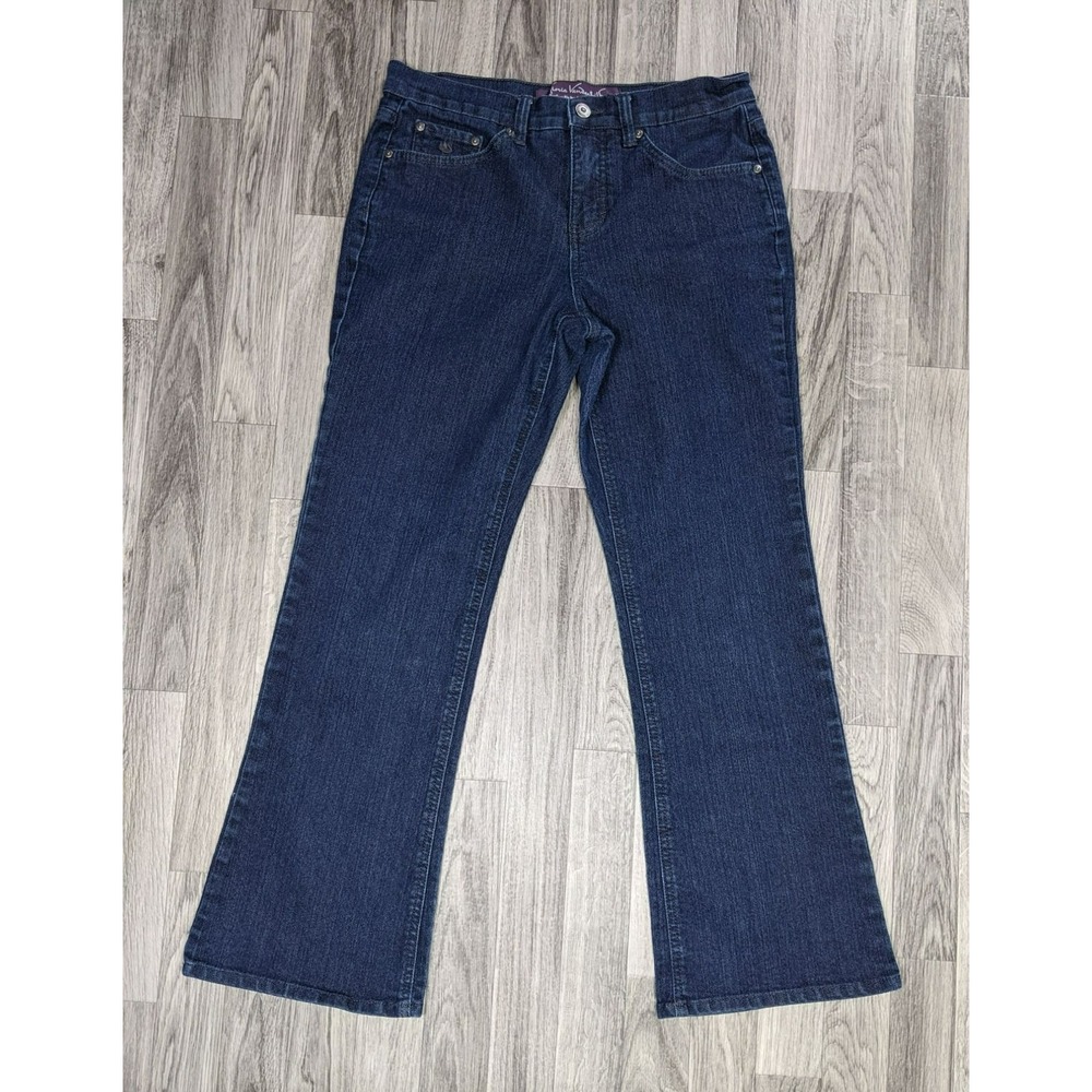 Gloria Vanderbilt Womens Size 8 Short Perfect Fit Straight Leg Denim Blue Jeans